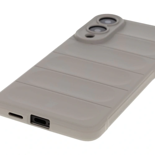 Pancerne etui Bizon Case Tur do Samsung Galaxy S25 Edge jasnoszare