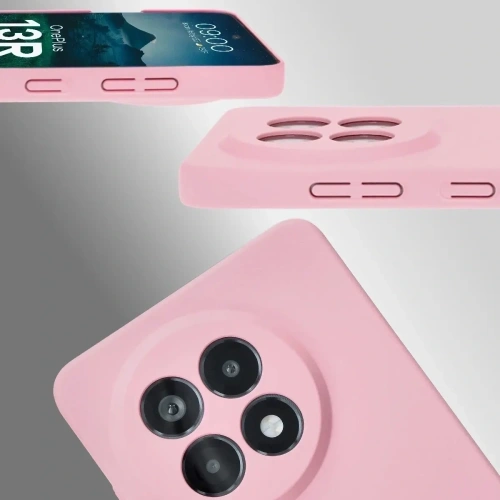 Etui Bizon Case Łupka do OnePlus 13R różowe