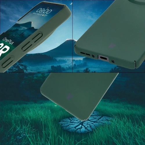 Etui Bizon Case Łupka do OnePlus 13R zielone