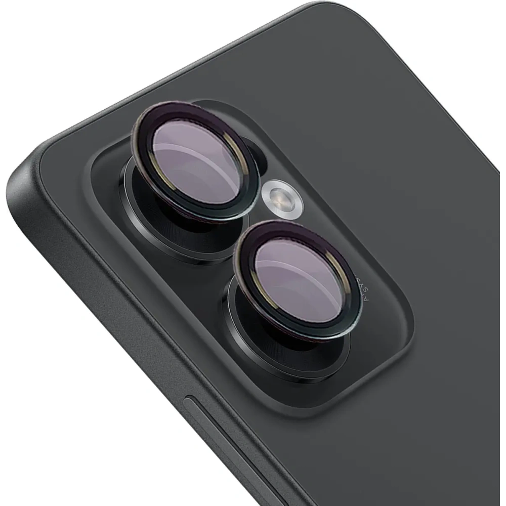Hurtownia GSM - Bizon üveg snap lencse Oppo Reno13 F/FS fekete keret - BIZ9025 - {ean13} - Hurt