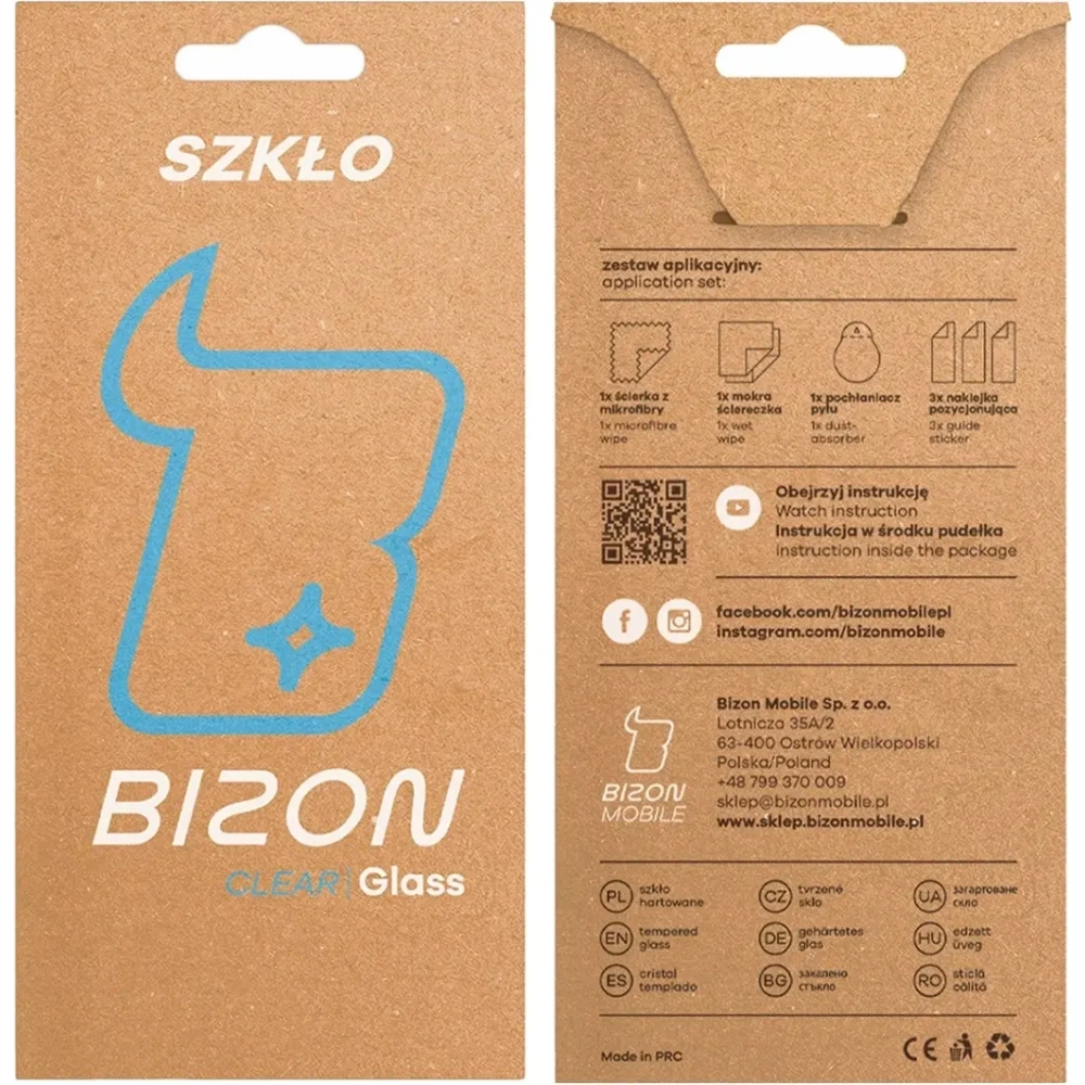 Hurtownia GSM - Szkło hartowane Bizon Glass Clear 2 do Nothing Phone (3a) / (3a) Pro - BIZ9026 - {ean13} - Hurt