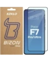 Szkło hartowane Bizon Glass Edge 2 do Xiaomi Poco F7 Pro / F7 Ultra czarna ramka