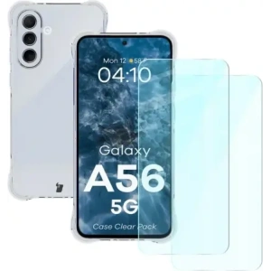 Hurtownia GSM - Bizon Case Clear Pack Hülle + 2x Bildschirmglas Samsung Galaxy A56 5G klar - BIZ9031 - {ean13} - Hurt