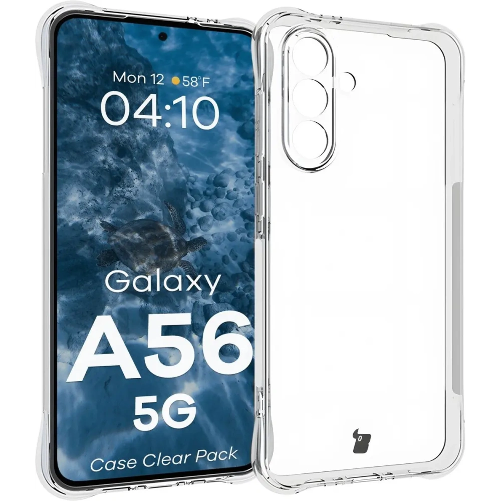 Hurtownia GSM - Bizon Case Clear Pack pouzdro + 2x sklo na displej Samsung Galaxy A56 5G průhledné - BIZ9031 - {ean13} - Hurt