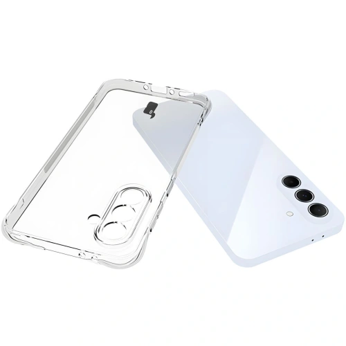 Etui + 2x szkło na ekran Bizon Case Clear Pack do Samsung Galaxy A56 5G przezroczyste