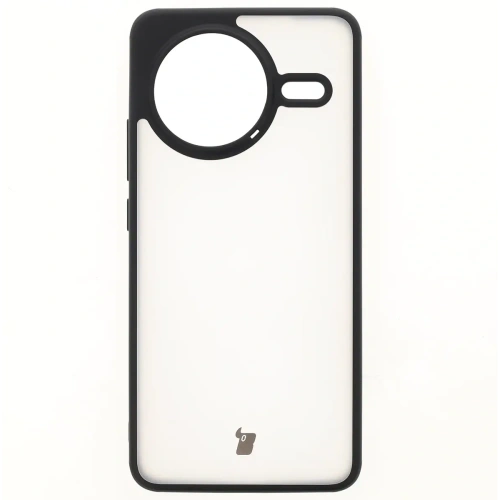 Etui Bizon Case Angelo do Xiaomi Poco F7 Pro przydymione z czarną ramką