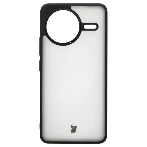 Etui Bizon Case Angelo do Xiaomi Poco F7 Ultra przydymione z czarną ramką