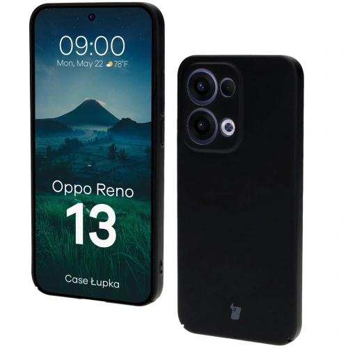 Etui Bizon Case Łupka do Oppo Reno13 czarne