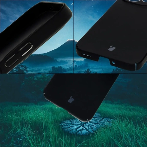 Etui Bizon Case Łupka do Oppo Reno13 czarne