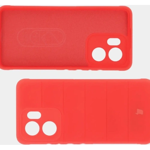 Pancerne etui Bizon Case Tur do Oppo Reno13 F czerwone