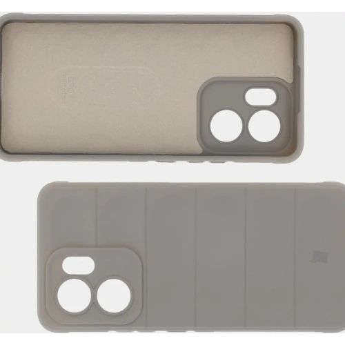 Pancerne etui Bizon Case Tur do Oppo Reno13 F jasnoszare