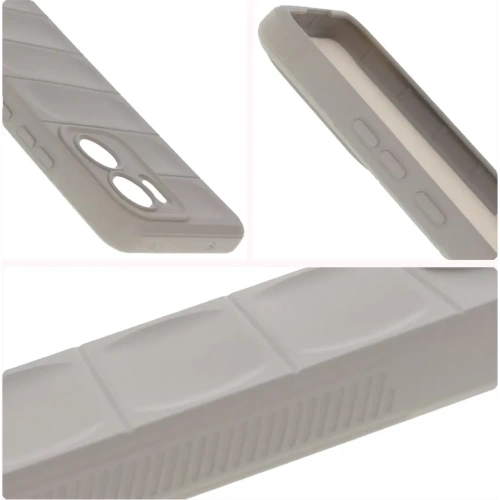 Pancerne etui Bizon Case Tur do Oppo Reno13 F jasnoszare