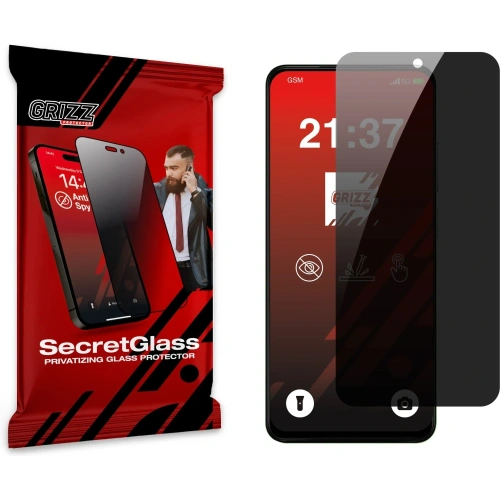 Matowe szkło prywatyzujące GrizzGlass SecretGlass do Xiaomi Redmi A5 4G