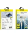 Wholesale AWEI CL-228 USB-A, USB-C / USB-C, Lightning, microUSB black cable - AWEI247 - {ean13} - Hurt