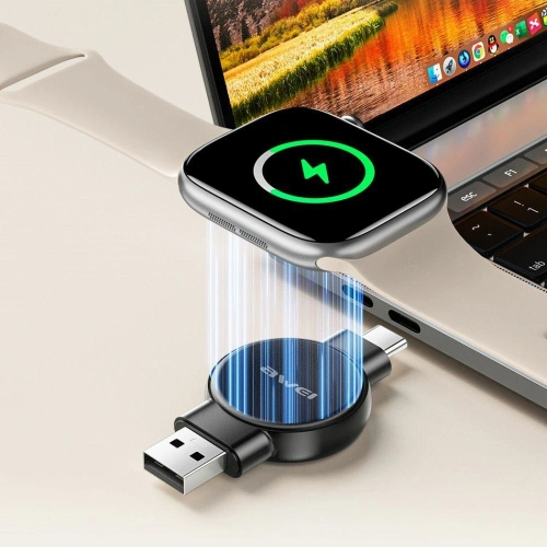 Ładowarka do zegarka AWEI W26 Apple Watch / Samsung Watch czarny