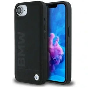 Hurtownia GSM - BMW Kožený horký razník Apple iPhone 16e černý - BMW816 - {ean13} - Hurt