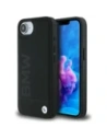 BMW Leather Hot Stamp Apple iPhone 16e black