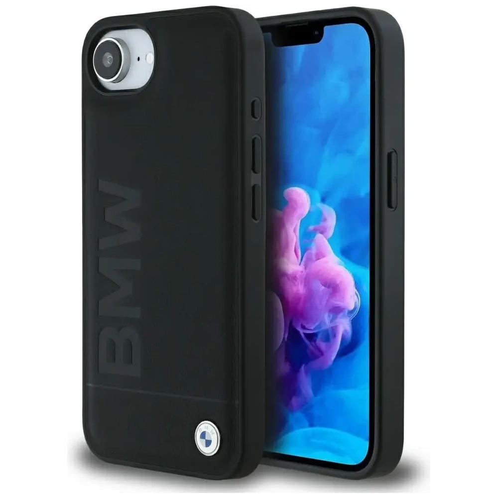 Hurtownia GSM - BMW Leder-Heißprägung Apple iPhone 16e schwarz - BMW816 - {ean13} - Hurt