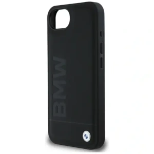 Wholesale BMW Leather Hot Stamp Apple iPhone 16e black - BMW816 - {ean13} - Hurt