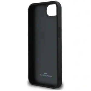 Wholesale BMW Leather Hot Stamp Apple iPhone 16e black - BMW816 - {ean13} - Hurt