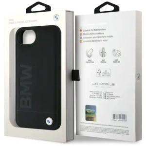 Hurtownia GSM - BMW Kožený horký razník Apple iPhone 16e černý - BMW816 - {ean13} - Hurt