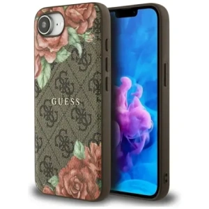 Hurtownia GSM - Guess 4G Virág Mintás MagSafe Apple iPhone 16e barna - GUE4514 - {ean13} - Hurt