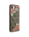 Hurtownia GSM - Guess 4G Virág Mintás MagSafe Apple iPhone 16e barna - GUE4514 - {ean13} - Hurt