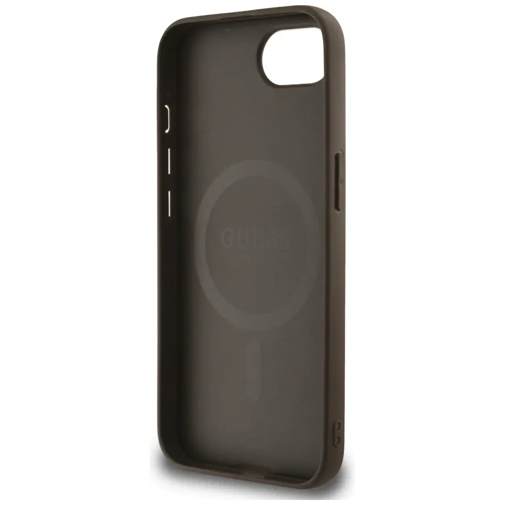 Hurtownia GSM - Guess 4G Virág Mintás MagSafe Apple iPhone 16e barna - GUE4514 - {ean13} - Hurt