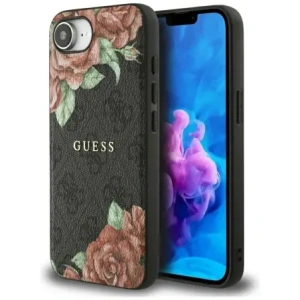 Wholesale Guess 4G Flowers Print MagSafe Apple iPhone 16e black - GUE4515 - {ean13} - Hurt