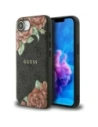 Hurtownia GSM - Guess 4G květinový potisk MagSafe Apple iPhone 16e černý - GUE4515 - {ean13} - Hurt