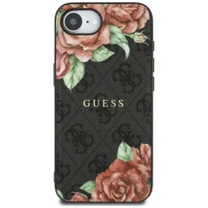 Wholesale Guess 4G Flowers Print MagSafe Apple iPhone 16e black - GUE4515 - {ean13} - Hurt