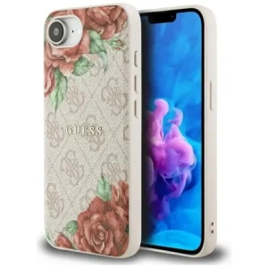 Wholesale Guess 4G Flowers Print MagSafe Apple iPhone 16e pink - GUE4516 - {ean13} - Hurt