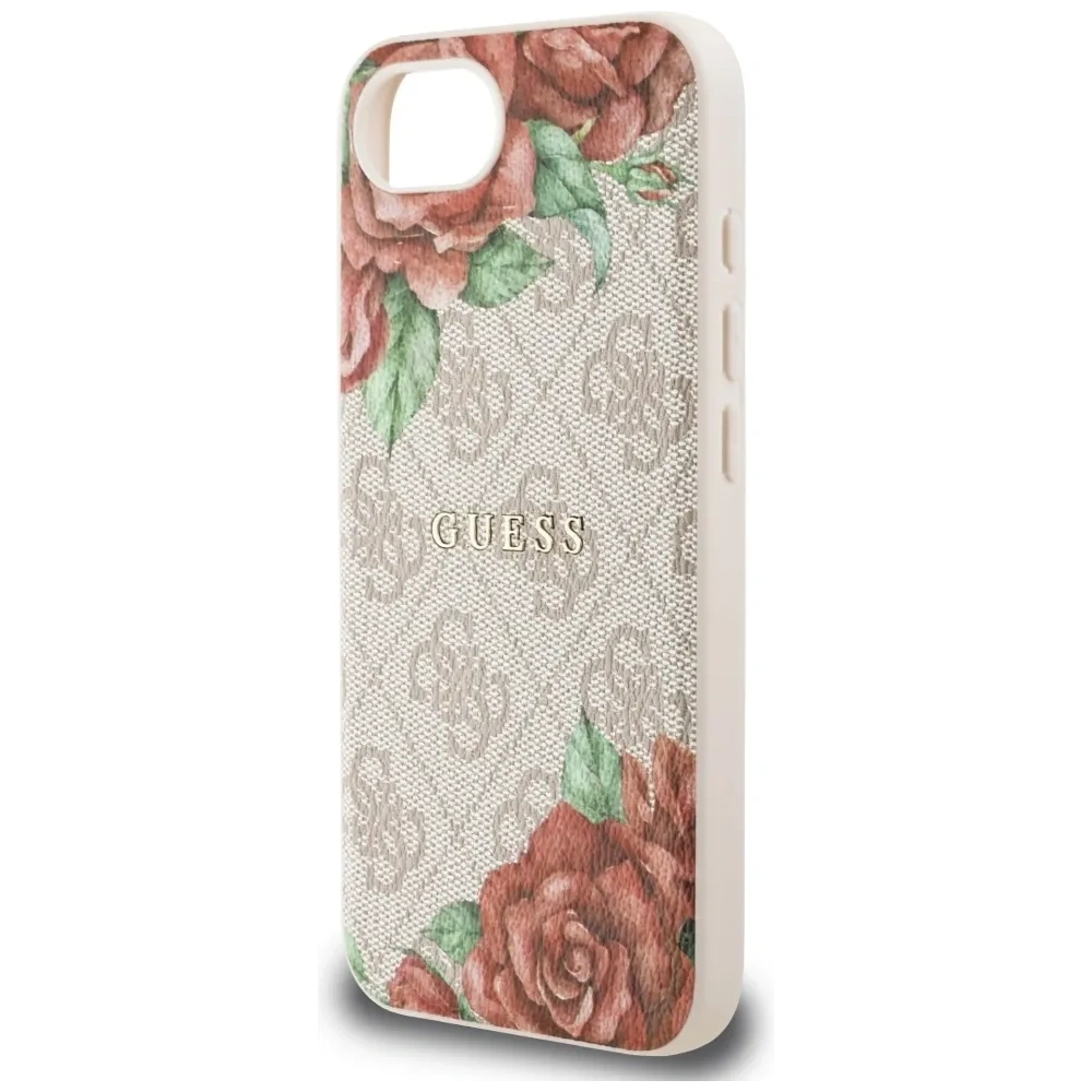 Wholesale Guess 4G Flowers Print MagSafe Apple iPhone 16e pink - GUE4516 - {ean13} - Hurt