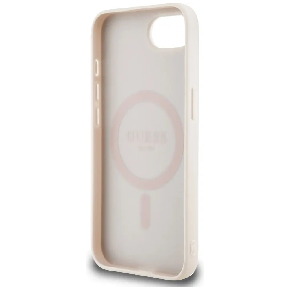 Hurtownia GSM - Guess 4G Blumen Druck MagSafe Apple iPhone 16e rosa - GUE4516 - {ean13} - Hurt