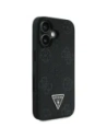 Wholesale Guess Grained Hot Stamp Peony Triangle Logo MagSafe Apple iPhone 16 black - GUE4518 - {ean13} - Hurt