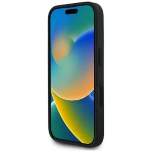 Hurtownia GSM - Guess Geprägtes Heißpräge-Pionier-Dreieck-Logo MagSafe Apple iPhone 16 schwarz - GUE4518 - {ean13} - Hurt