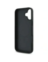 Wholesale Guess Grained Hot Stamp Peony Triangle Logo MagSafe Apple iPhone 16 black - GUE4518 - {ean13} - Hurt
