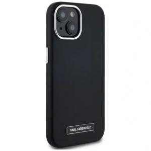 Hurtownia GSM - Karl Lagerfeld FW Metal Plate MagSafe Apple iPhone 15 negru - KLD22001 - {ean13} - Hurt