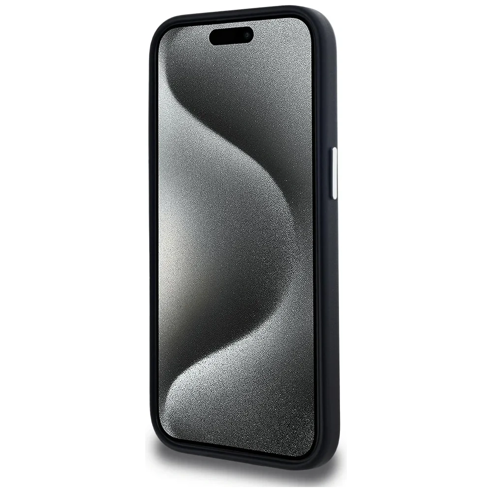 Hurtownia GSM - Karl Lagerfeld FW Metal Plate MagSafe Apple iPhone 15 černý - KLD22001 - {ean13} - Hurt
