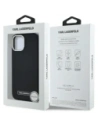 Wholesale Karl Lagerfeld FW Metal Plate MagSafe Apple iPhone 15 black - KLD22001 - {ean13} - Hurt