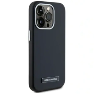 Hurtownia GSM - Karl Lagerfeld FW Metal Plate MagSafe Apple iPhone 15 Pro negru - KLD22002 - {ean13} - Hurt
