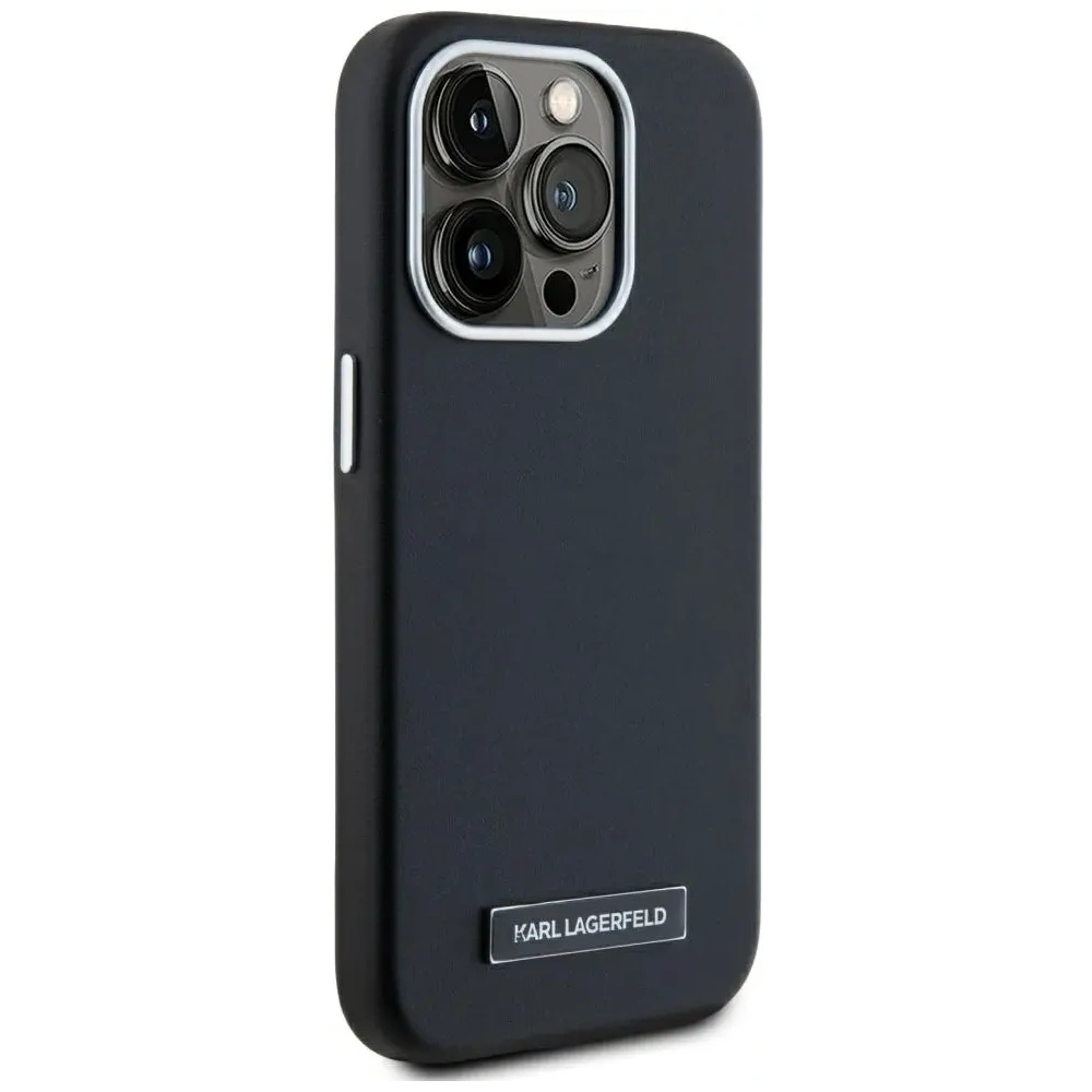 Hurtownia GSM - Karl Lagerfeld FW Fémlemez MagSafe Apple iPhone 15 Pro fekete - KLD22002 - {ean13} - Hurt
