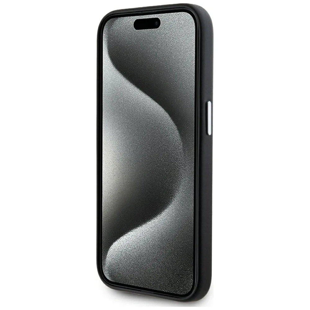 Hurtownia GSM - Karl Lagerfeld FW Fémlemez MagSafe Apple iPhone 15 Pro fekete - KLD22002 - {ean13} - Hurt