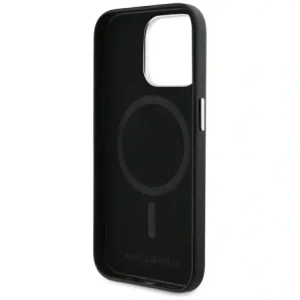 Hurtownia GSM - Karl Lagerfeld FW Fémlemez MagSafe Apple iPhone 15 Pro fekete - KLD22002 - {ean13} - Hurt