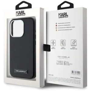 Hurtownia GSM - Karl Lagerfeld FW Fémlemez MagSafe Apple iPhone 15 Pro Max fekete - KLD22003 - {ean13} - Hurt