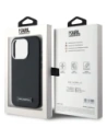 Wholesale Karl Lagerfeld FW Metal Plate MagSafe Apple iPhone 15 Pro Max black - KLD22003 - {ean13} - Hurt