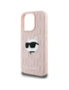 Hurtownia GSM - Karl Lagerfeld 3D Gumi Monogram & Choupette Apple iPhone 16 Pro rózsaszín - KLD22005 - {ean13} - Hurt