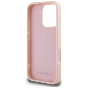 Hurtownia GSM - Karl Lagerfeld 3D gumový monogram & Choupette Apple iPhone 16 Pro růžový - KLD22005 - {ean13} - Hurt
