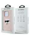 Hurtownia GSM - Karl Lagerfeld 3D Gumi Monogram & Choupette Apple iPhone 16 Pro rózsaszín - KLD22005 - {ean13} - Hurt