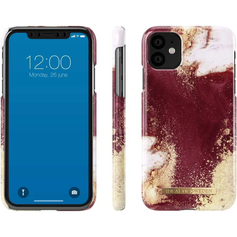 Hurtownia GSM - Etui iDeal Of Sweden Apple iPhone 11 (Golden Burgundy Marble) - IDS077GLDBRGMRB - {ean13} - Hurt